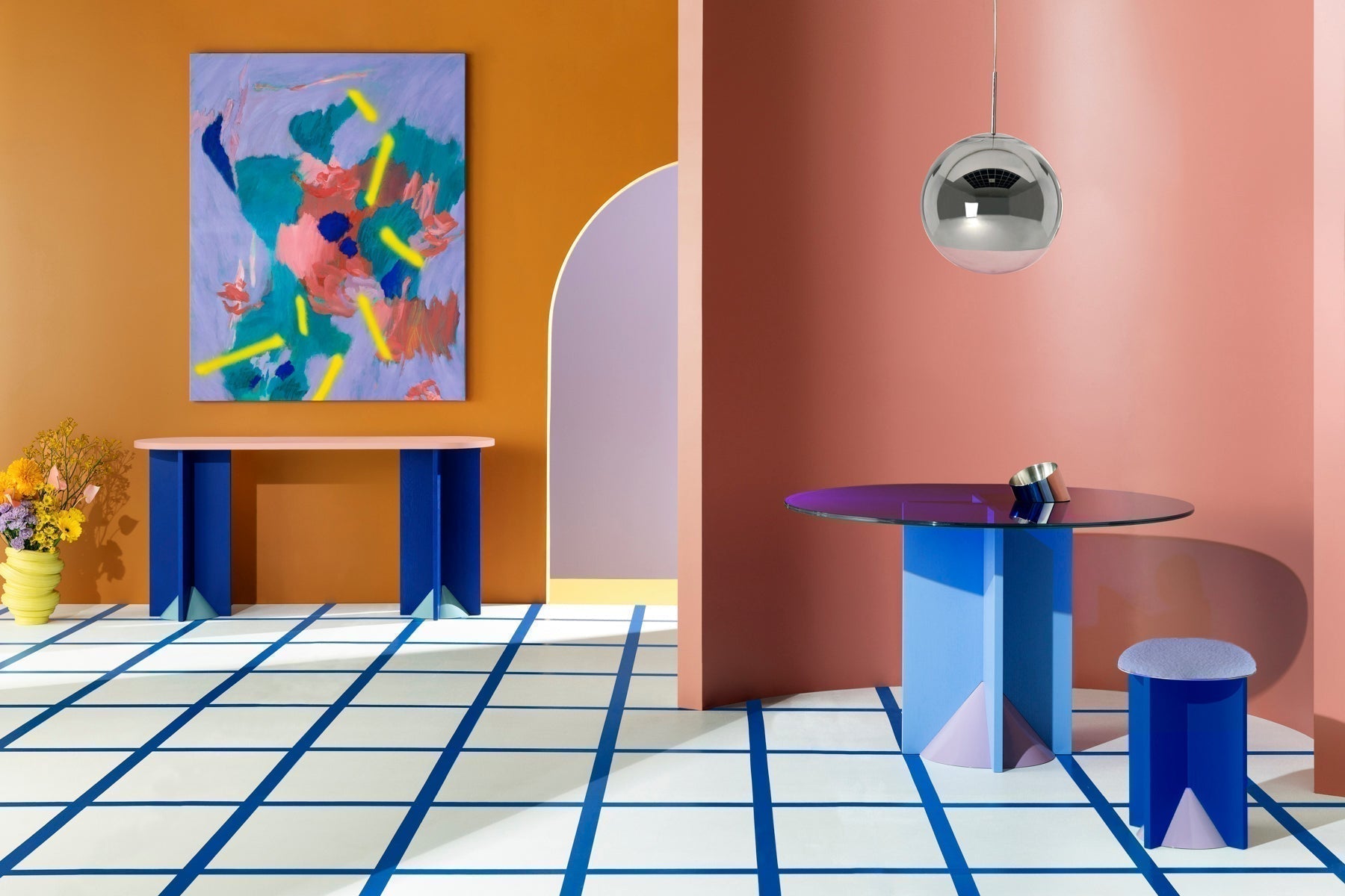 Why We Obsessed Over the Perfect Blue for Our Geometrica Furniture Collection