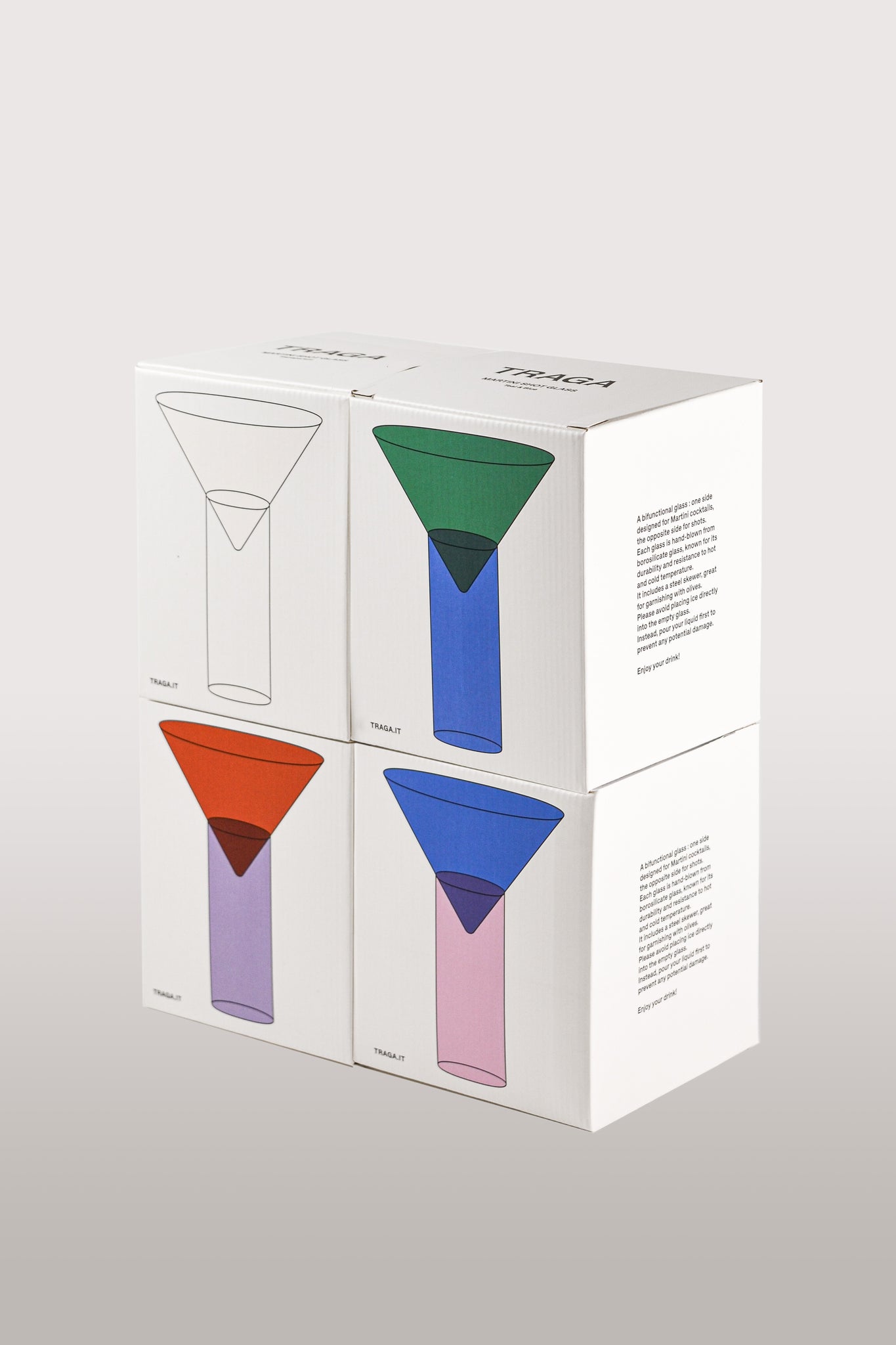Martini Shot Glass - Clear