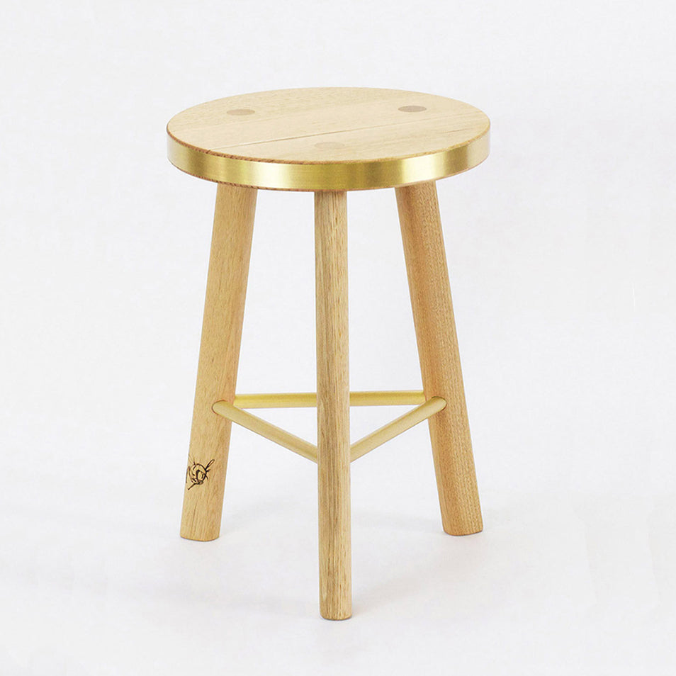 Brass stool store