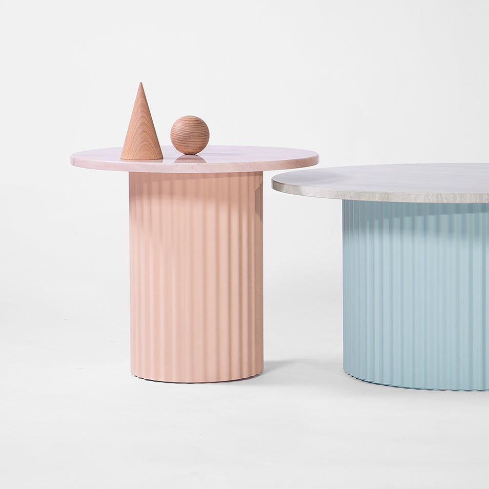 Ridge Side Table (Stone Top) – Beeline Design
